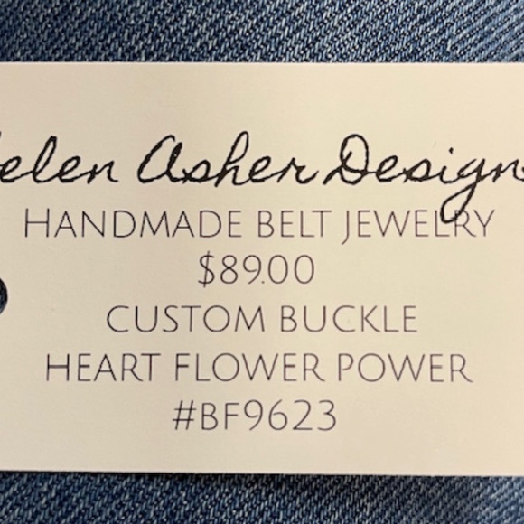 Handemade Designer Belt Buckles by HELEN ASHER DESIGNS new with tags main image 4